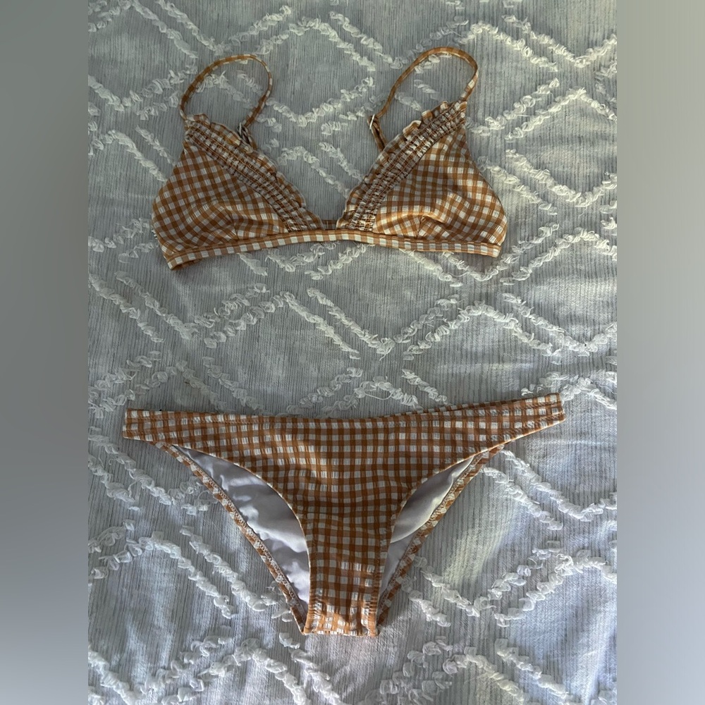 Rhythm Checkered Bikini Set
